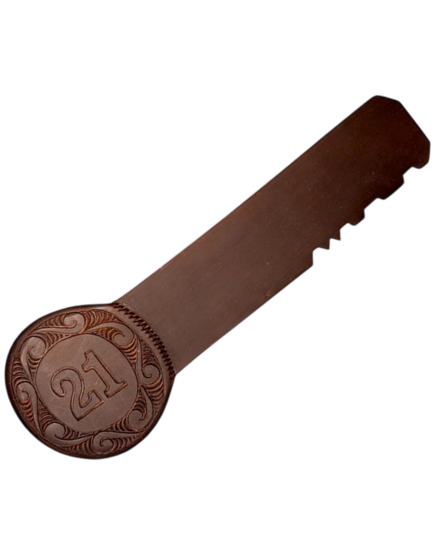 21st Key Plain Black