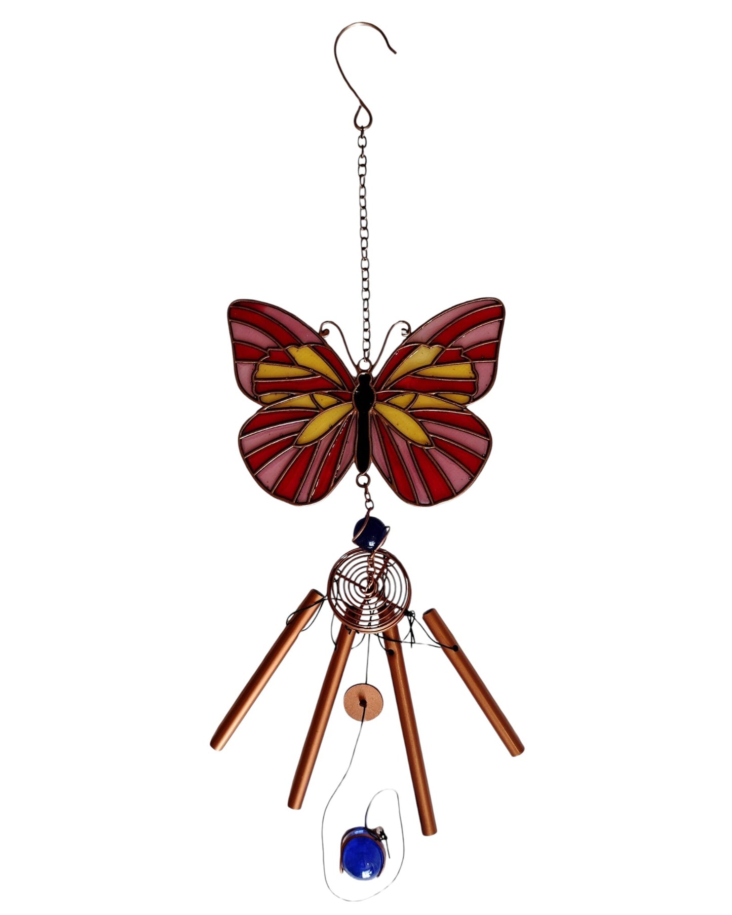 Windchime Suncatcher Butterfly - Orange