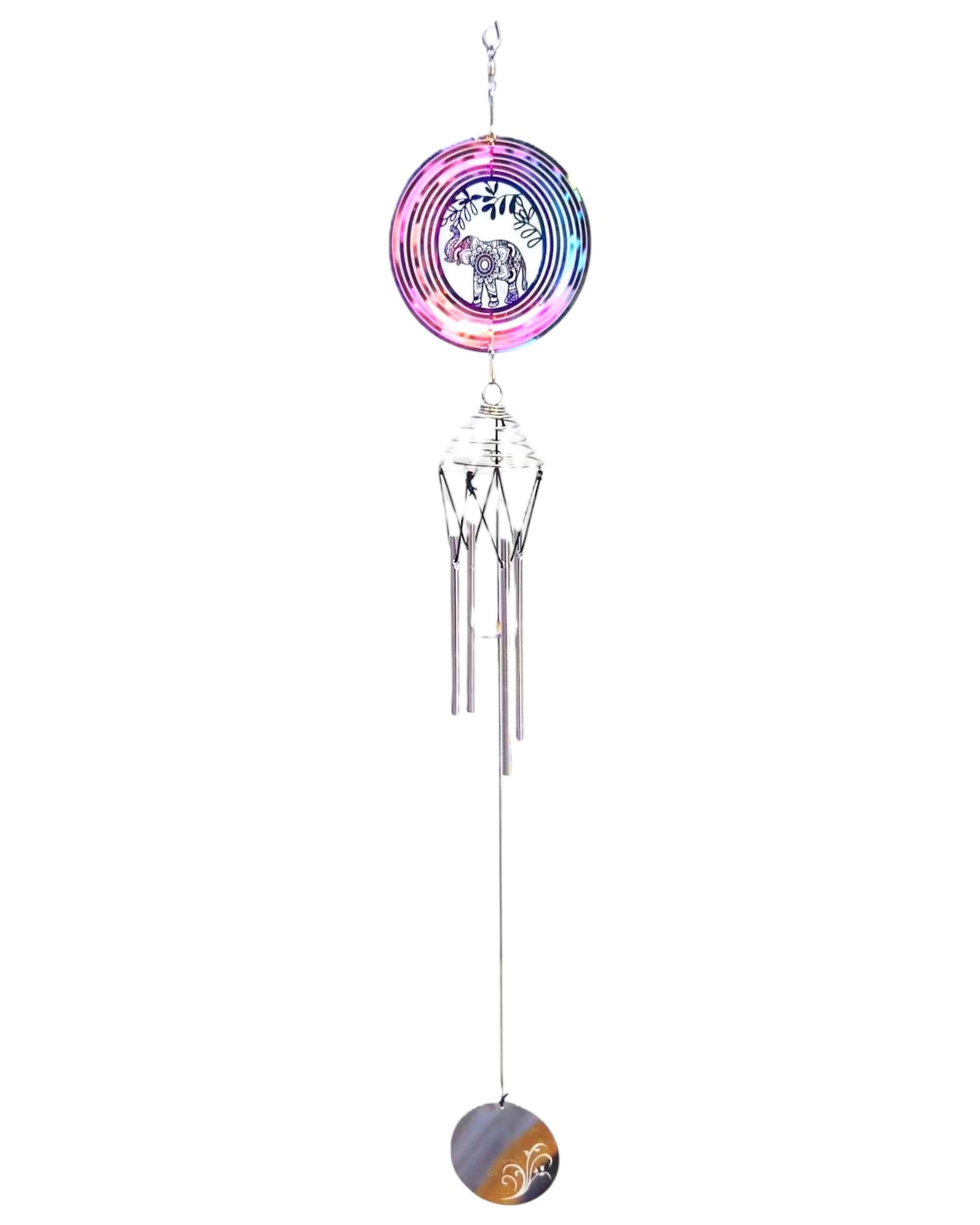 Windspinner Windchime Lucky Elephant