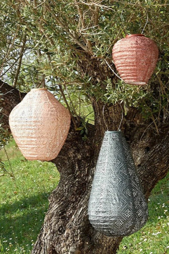 Lumiz Outdoor LED Solar Lantern - Diamond 28cm