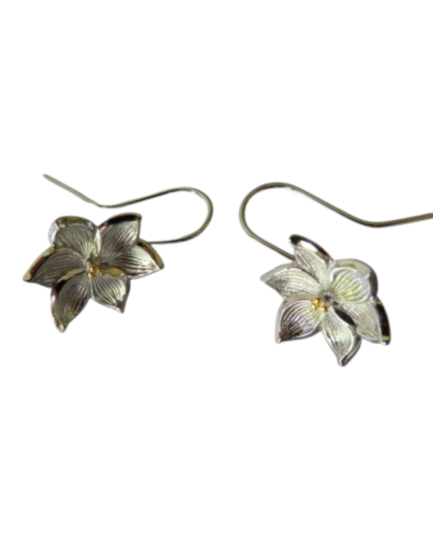 Sun Orchid Solid Sterling Silver drop earrings