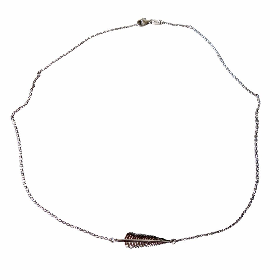 SILVER FERN NECKLACE