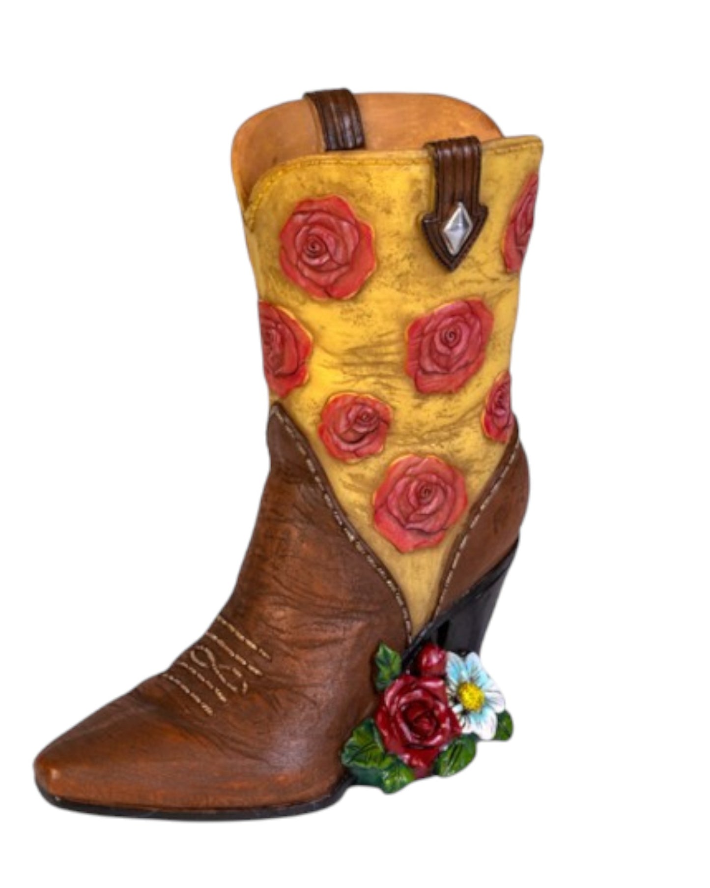 Rose Cowboy Boot Table Lamp