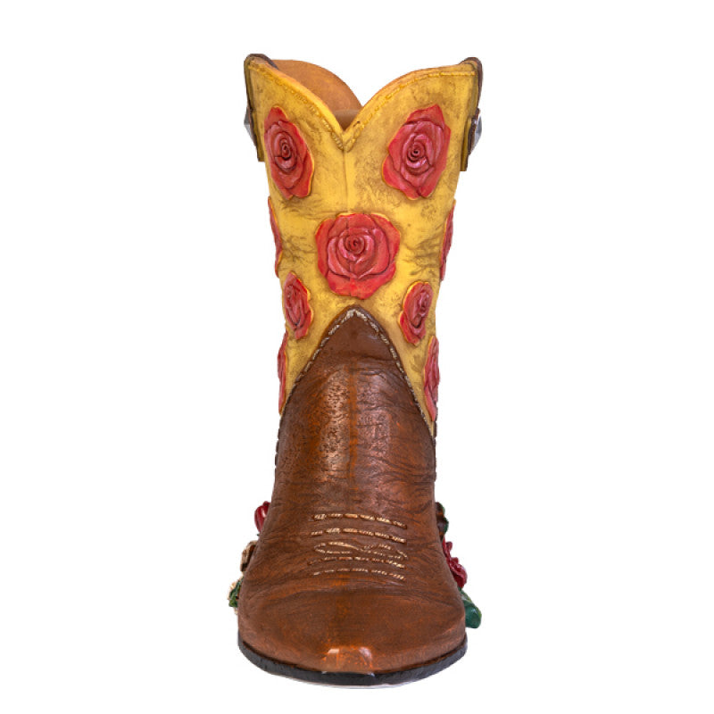 Rose Cowboy Boot Table Lamp