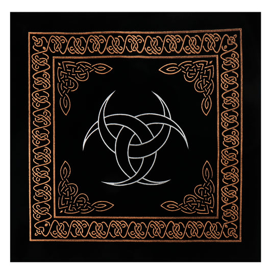 Velvet Divination Cloth-Celtic Crescent
