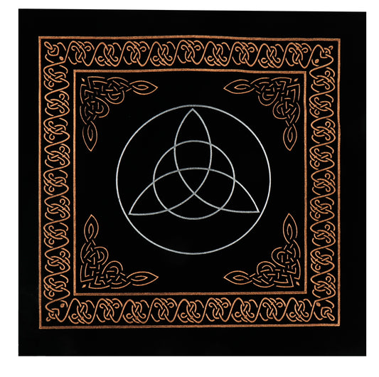 Velvet Divination Cloth-Triquetra Rune