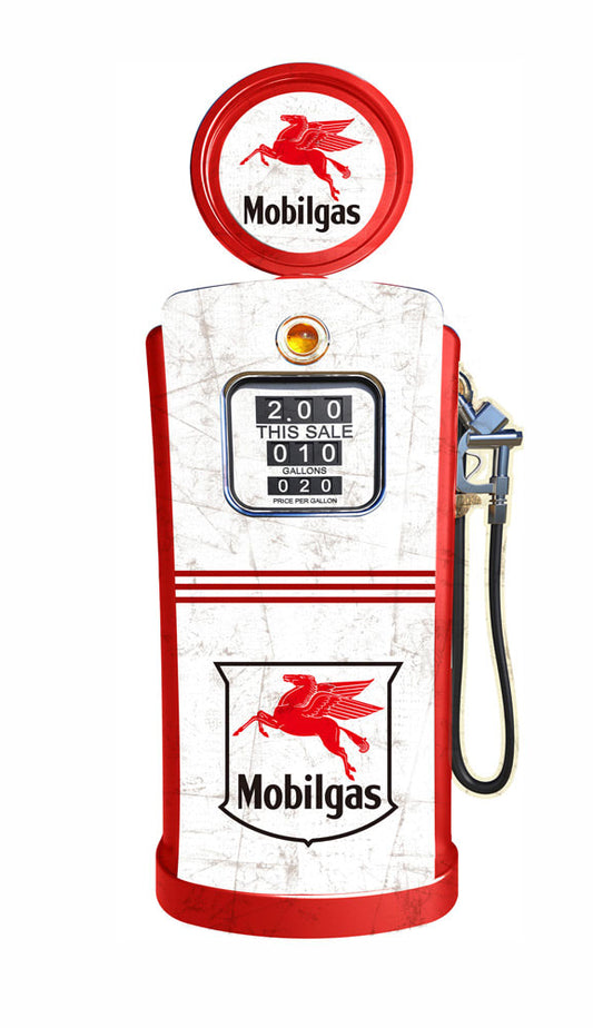 Mobil Petrol Pump Sign