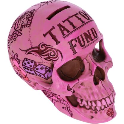 Nemesis Now Tattoo Skull - Fund Box Pink