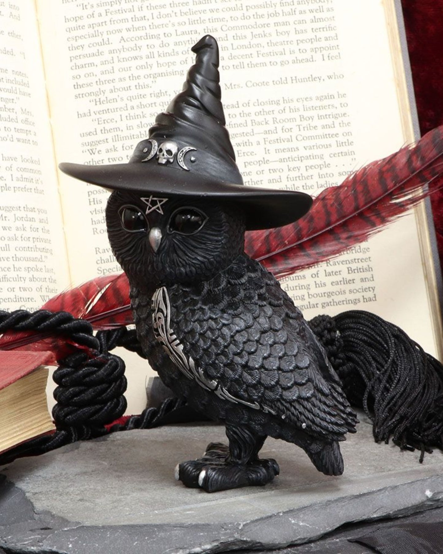 Owlocen Witches Hat Occult Owl 13.5cm