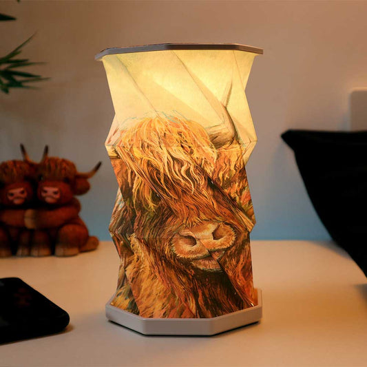 Nemesis Now Highland Cow Foldable Lamp