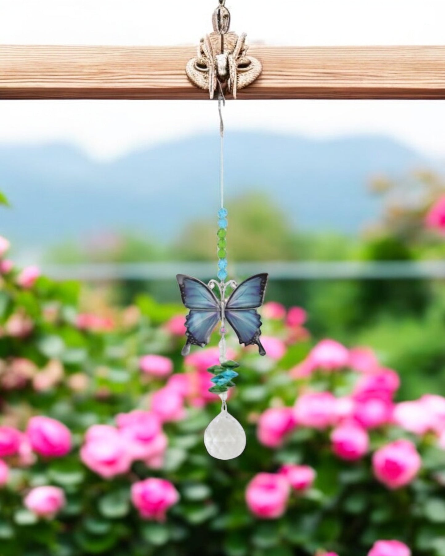 Butterfly Hanging Crystals