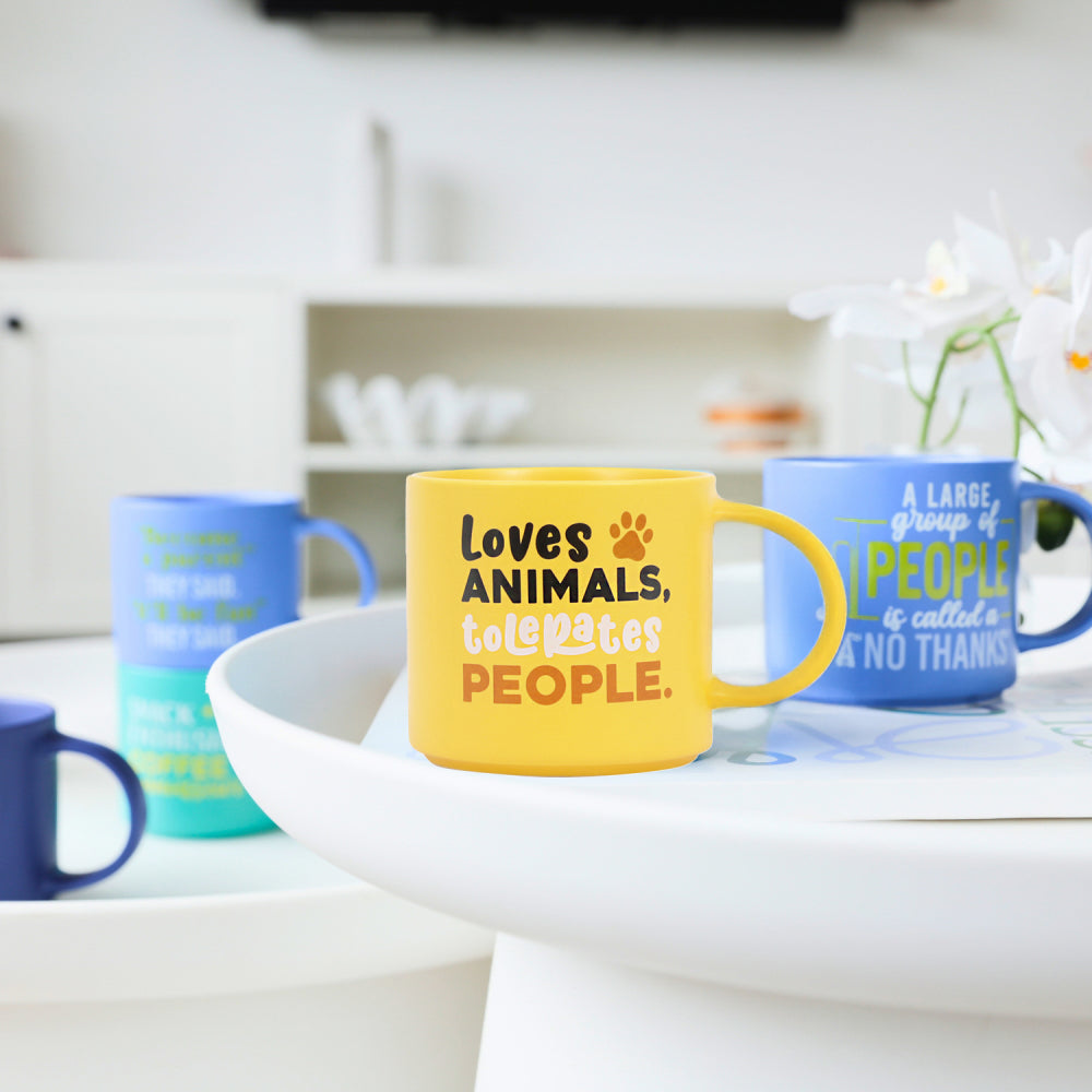 Cheeky Drink Mug - Loves Animals