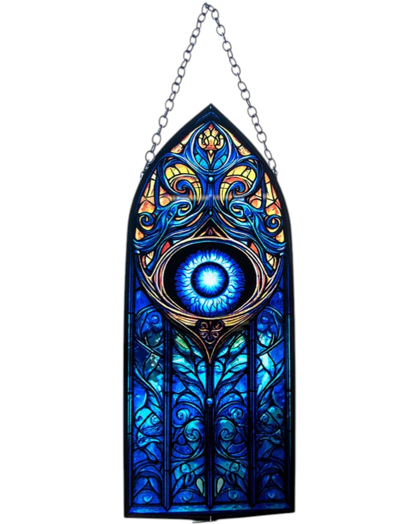 Glass Suncatcher Cathedral - Evil Eye