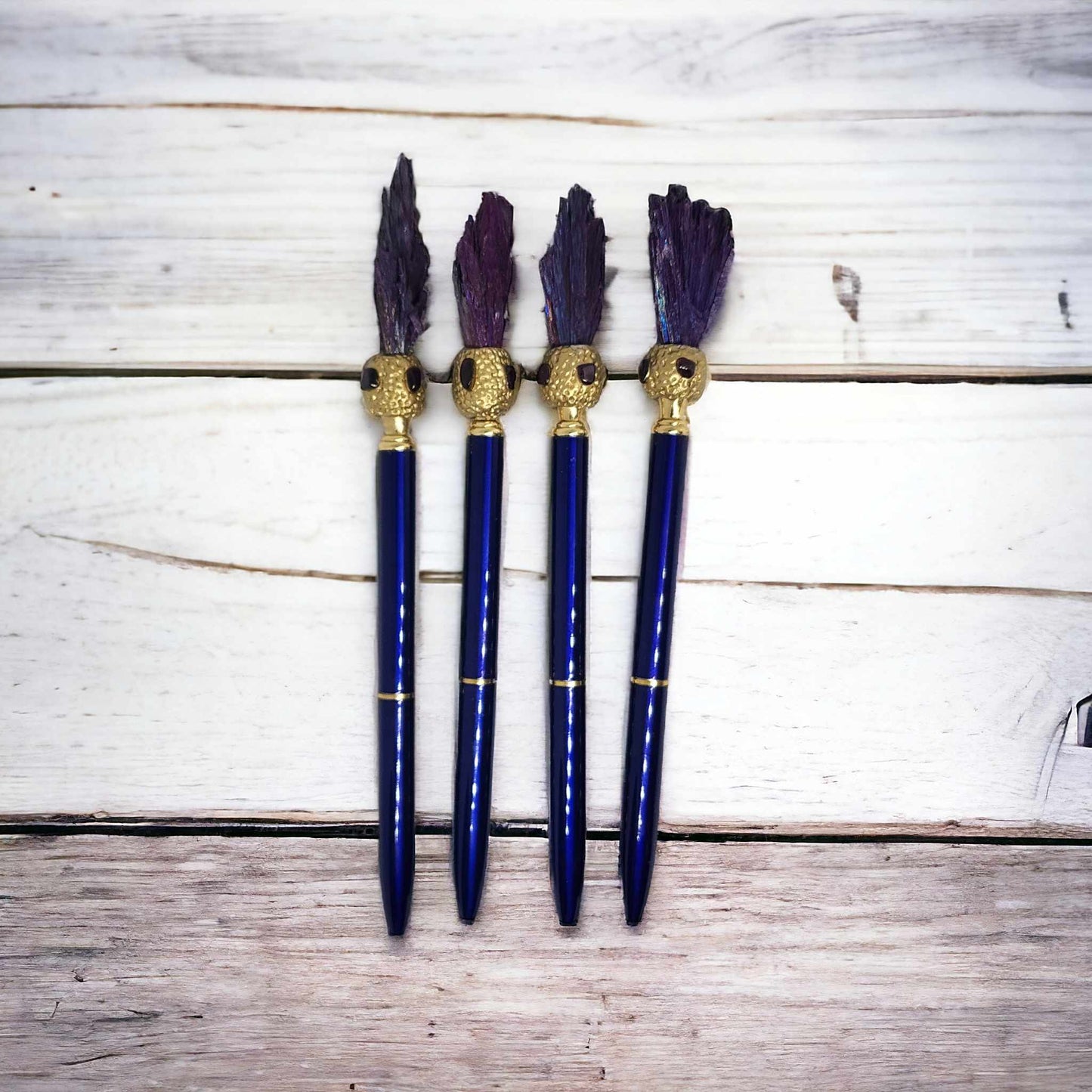 Rainbow Kyanite Pen - Blue