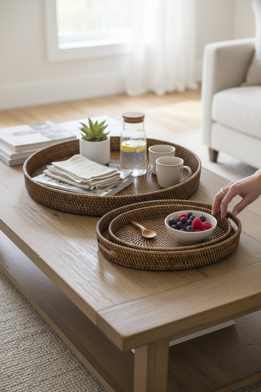 Lombok Oval Trays