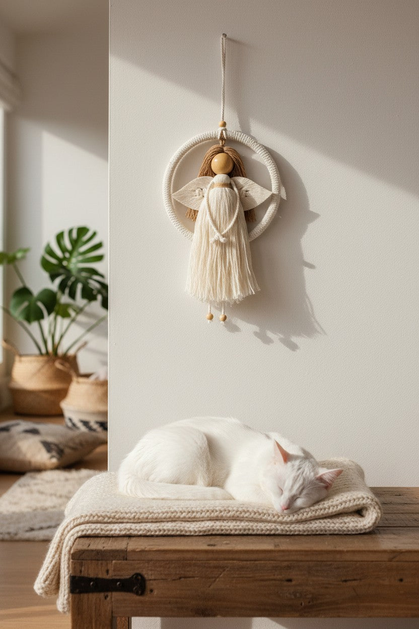 Angel in a Circle Hanging