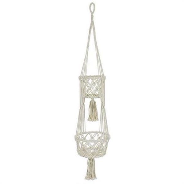 Macrame Double Pot Hanger