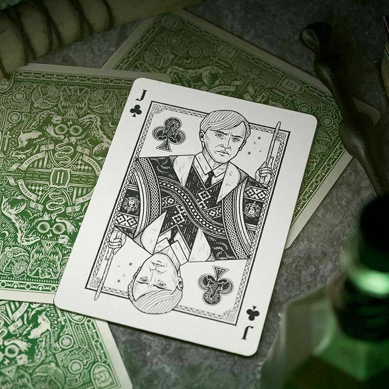 Harry Potter Slytherin Green Theory11 Playing Cards