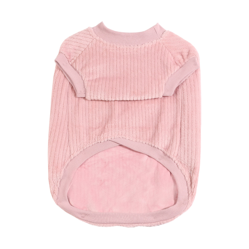Velvet Lined Pink Corduroy Coat
