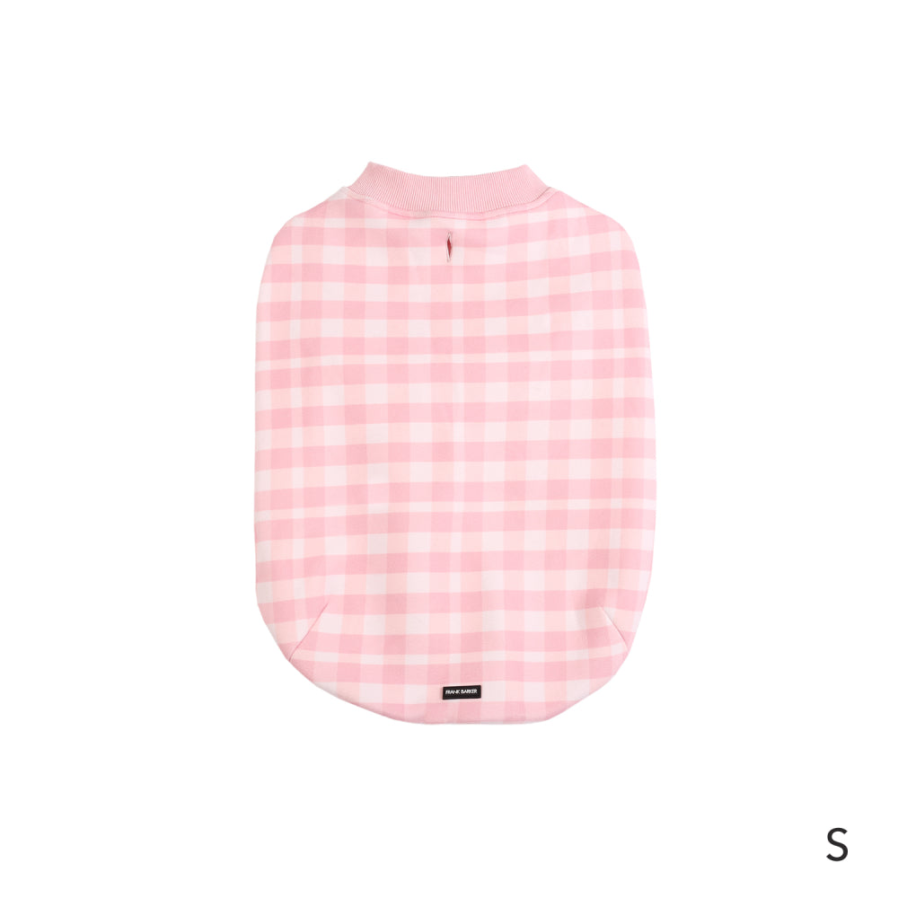 Velvet Lined Pink Gingham Coat