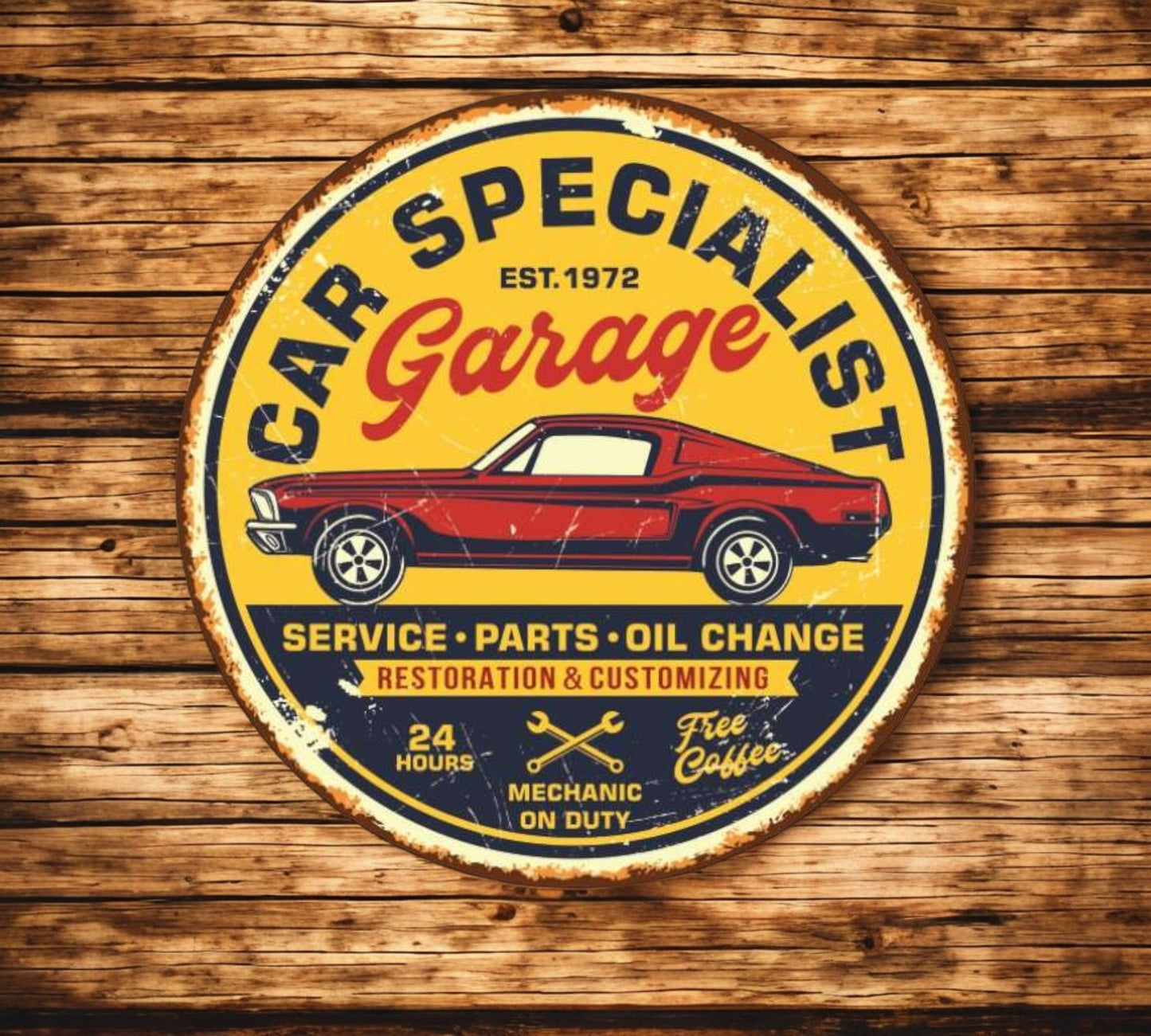 Metal Wall Art Garage