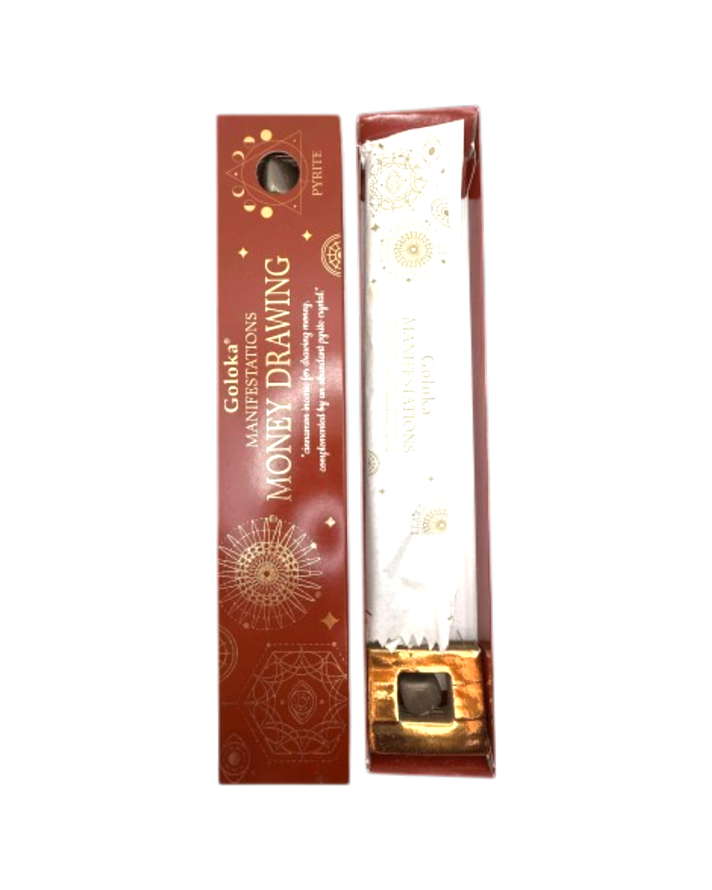 Money Drawing- Cinnamon Incense with Pyrite