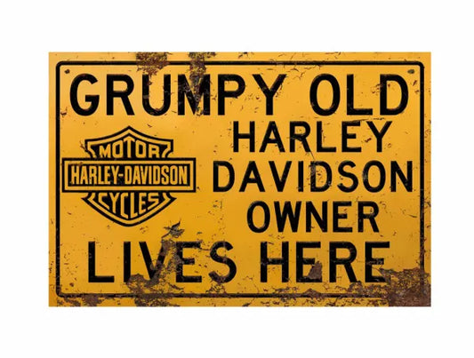 Grumpy Harley Owner Sign
