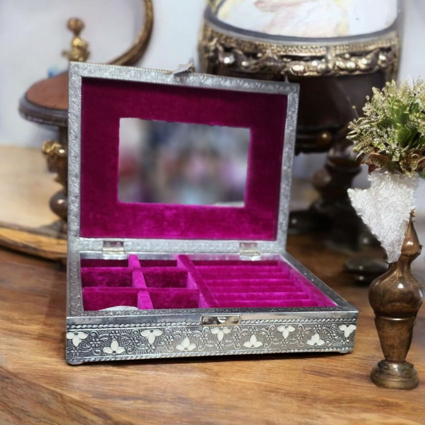 Jewelry Box Dreamcatcher with mirror