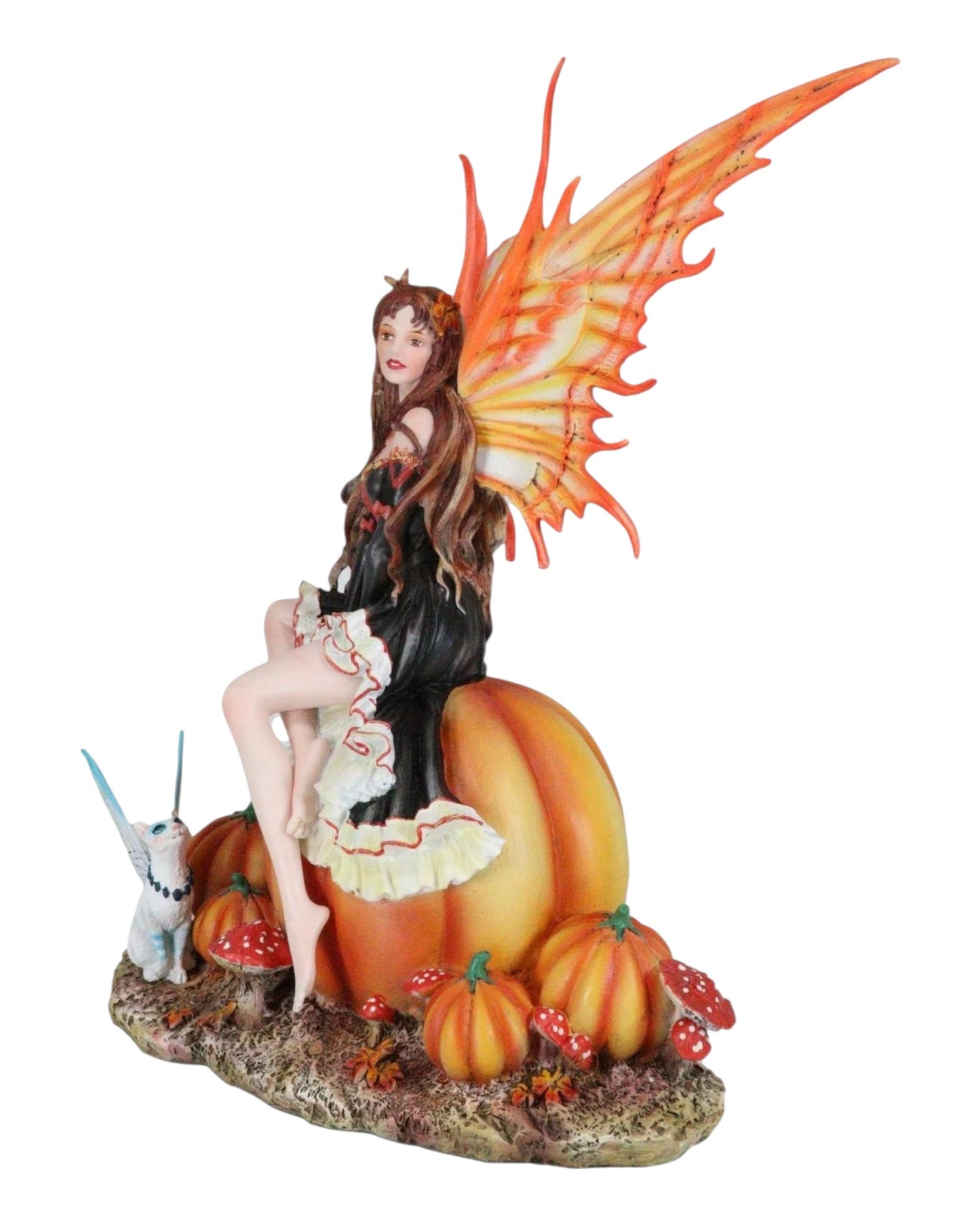 Pumpkin Patch Fairy Figurine by Nene Thomas - LAST ONE