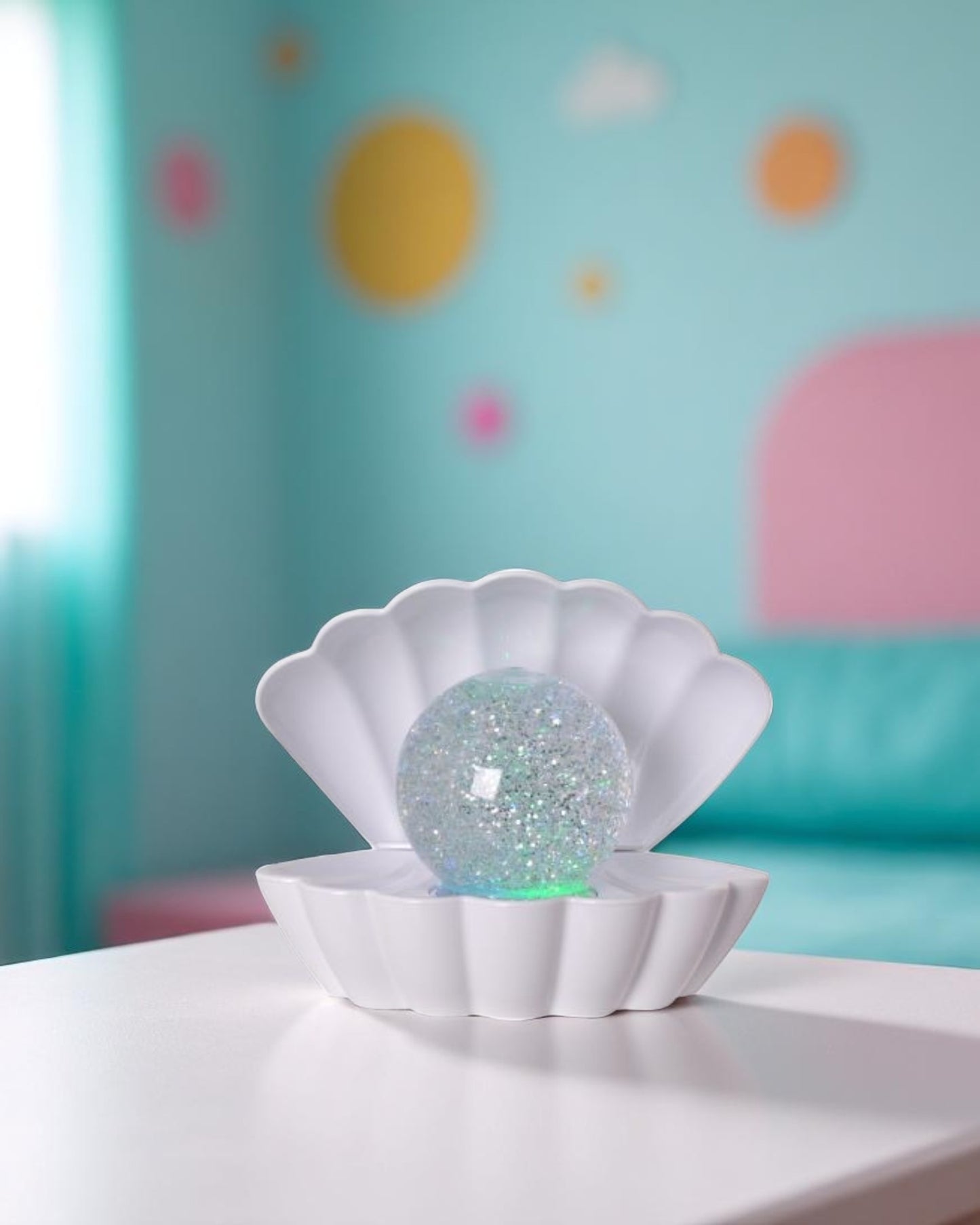 Seashell Glitter Lamp