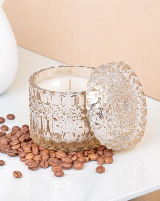 Hazelnut Macchiato Petite Shimmer Candle 8oz