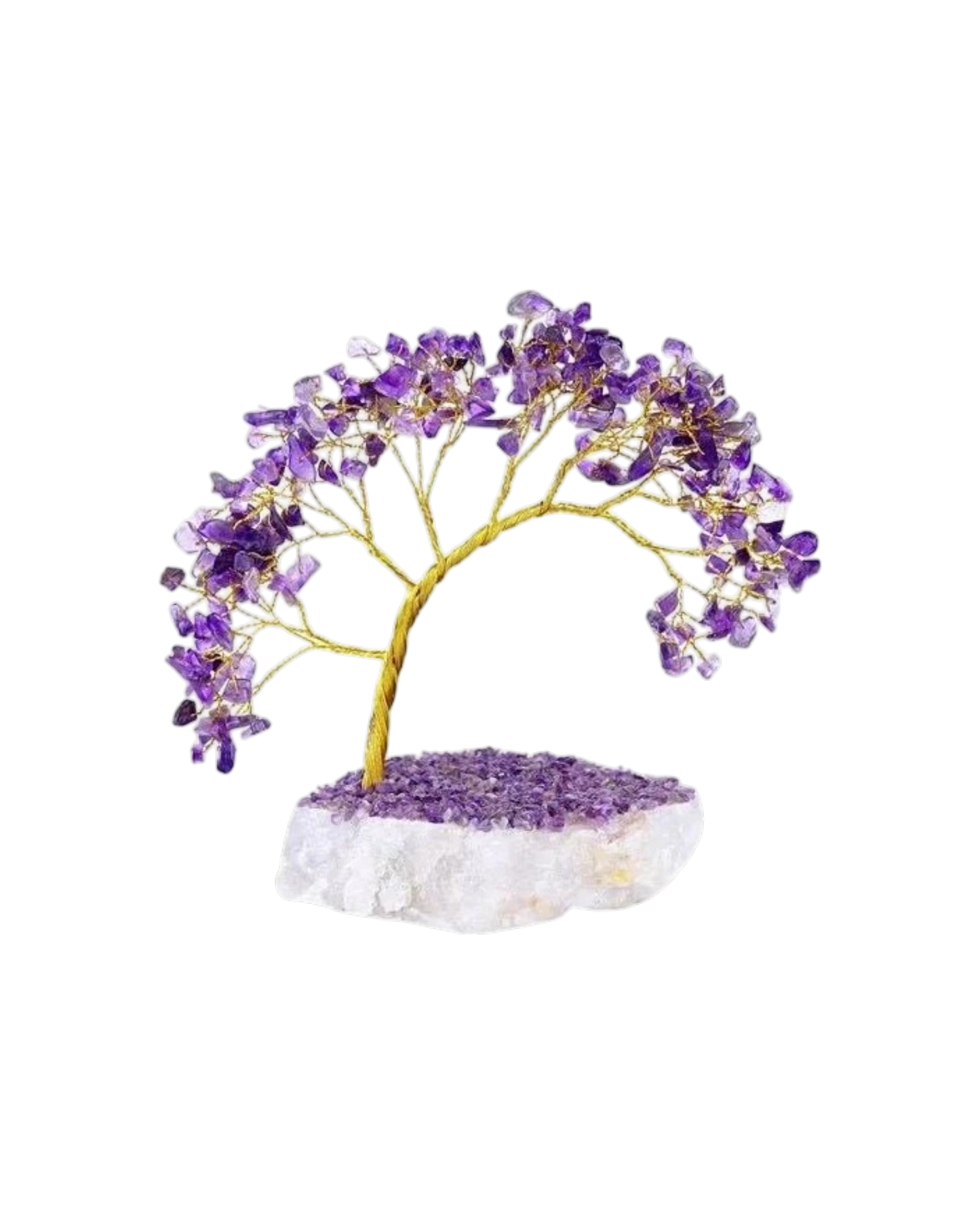Amethyst Crystal Wish Tree With Natural Base