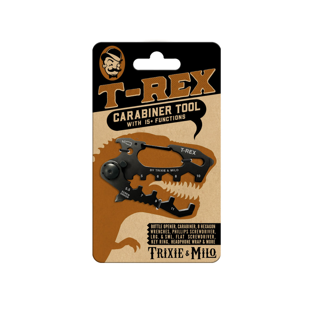 Trixie Milo T-Rex Carabiner Tool – Snazzi Gifts - Main Image