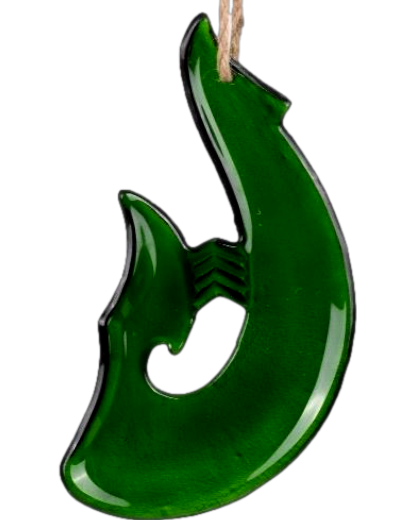 Matau (Fish Hook) Glass Hanging