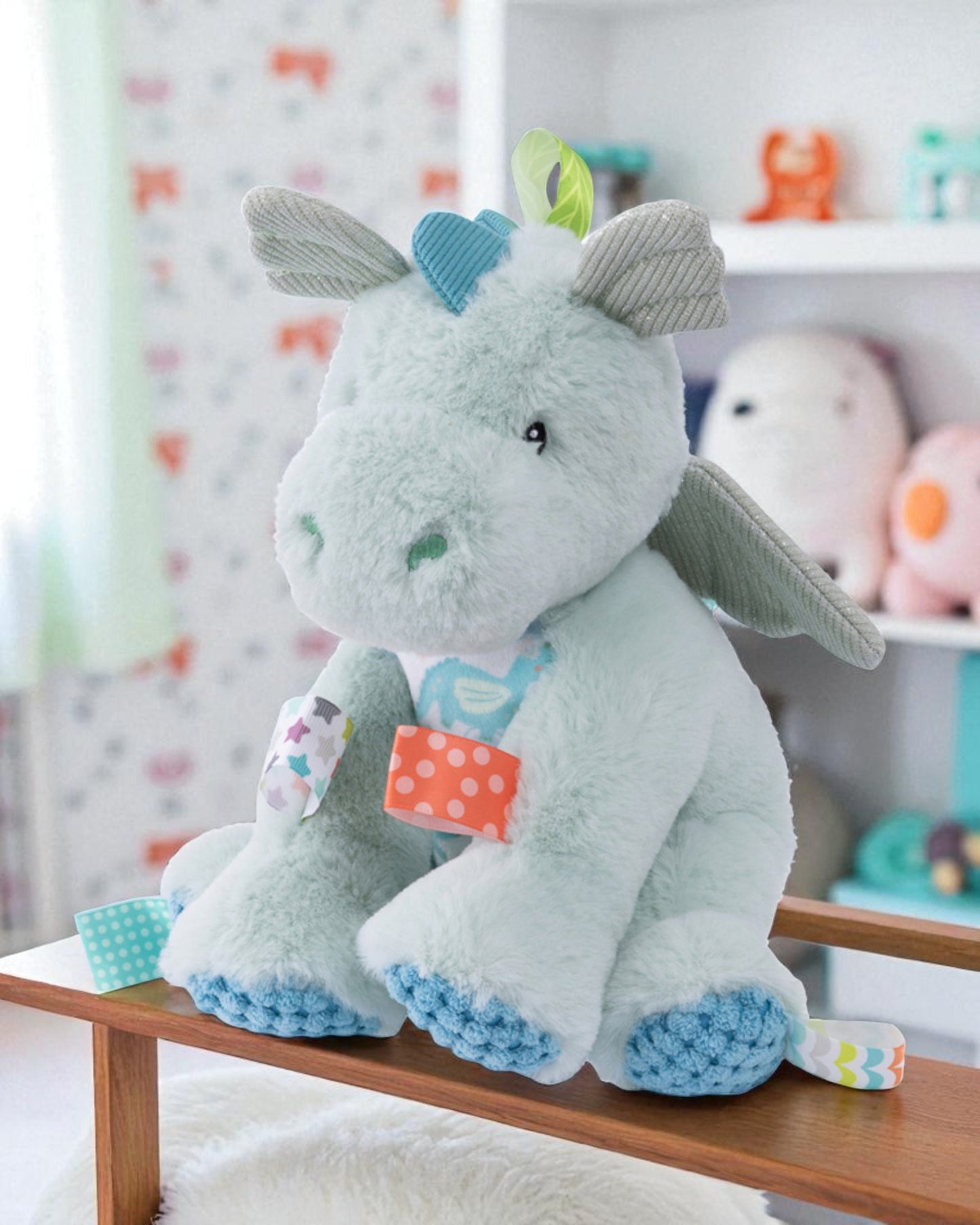 Taggies Drax Dragon Soft Toy