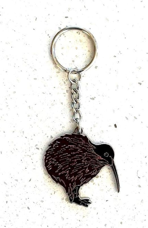 Metal Keyring Kiwi Bird