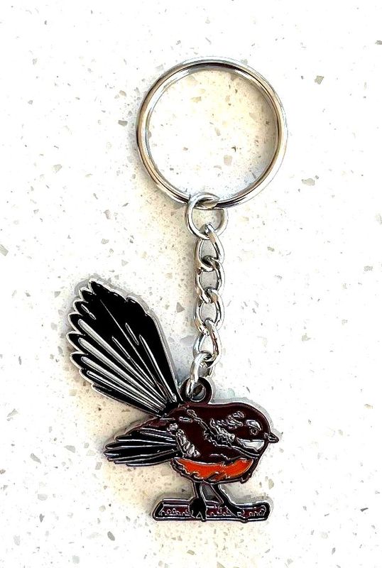 Metal Keyring Fantail