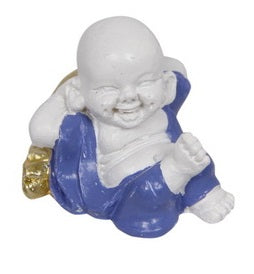 Miniature Blue/White Buddha