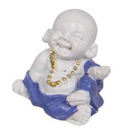 Miniature Blue/White Buddha
