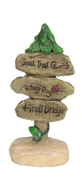 Fairy Garden Sign Post