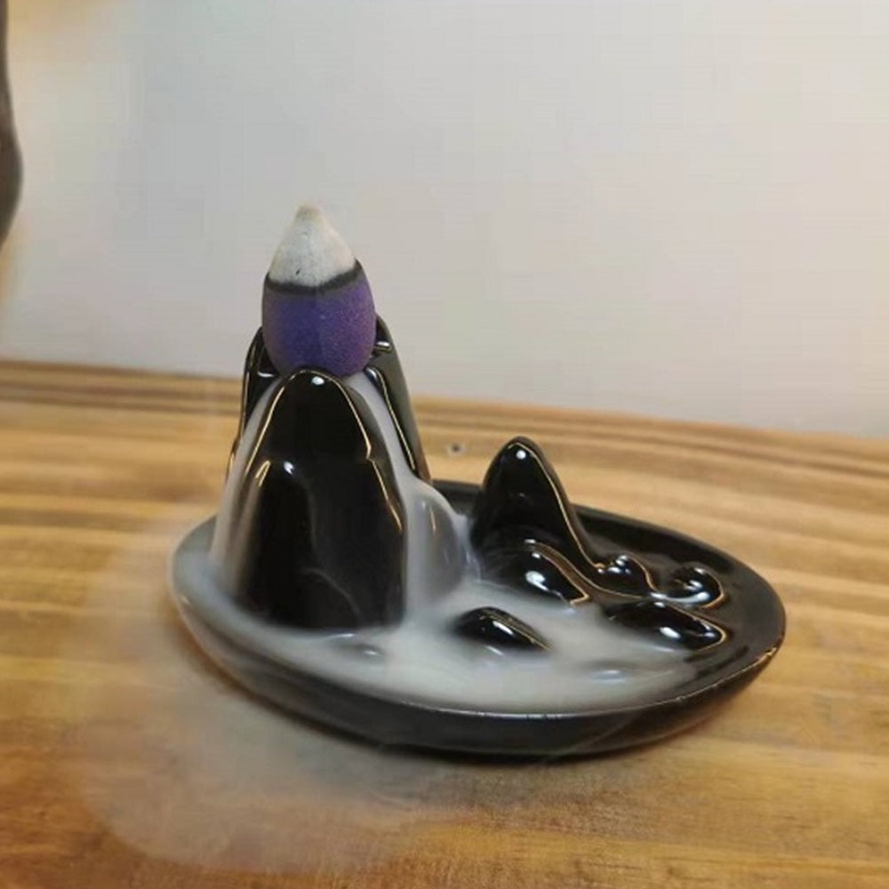 Rock Backflow Incense Burner