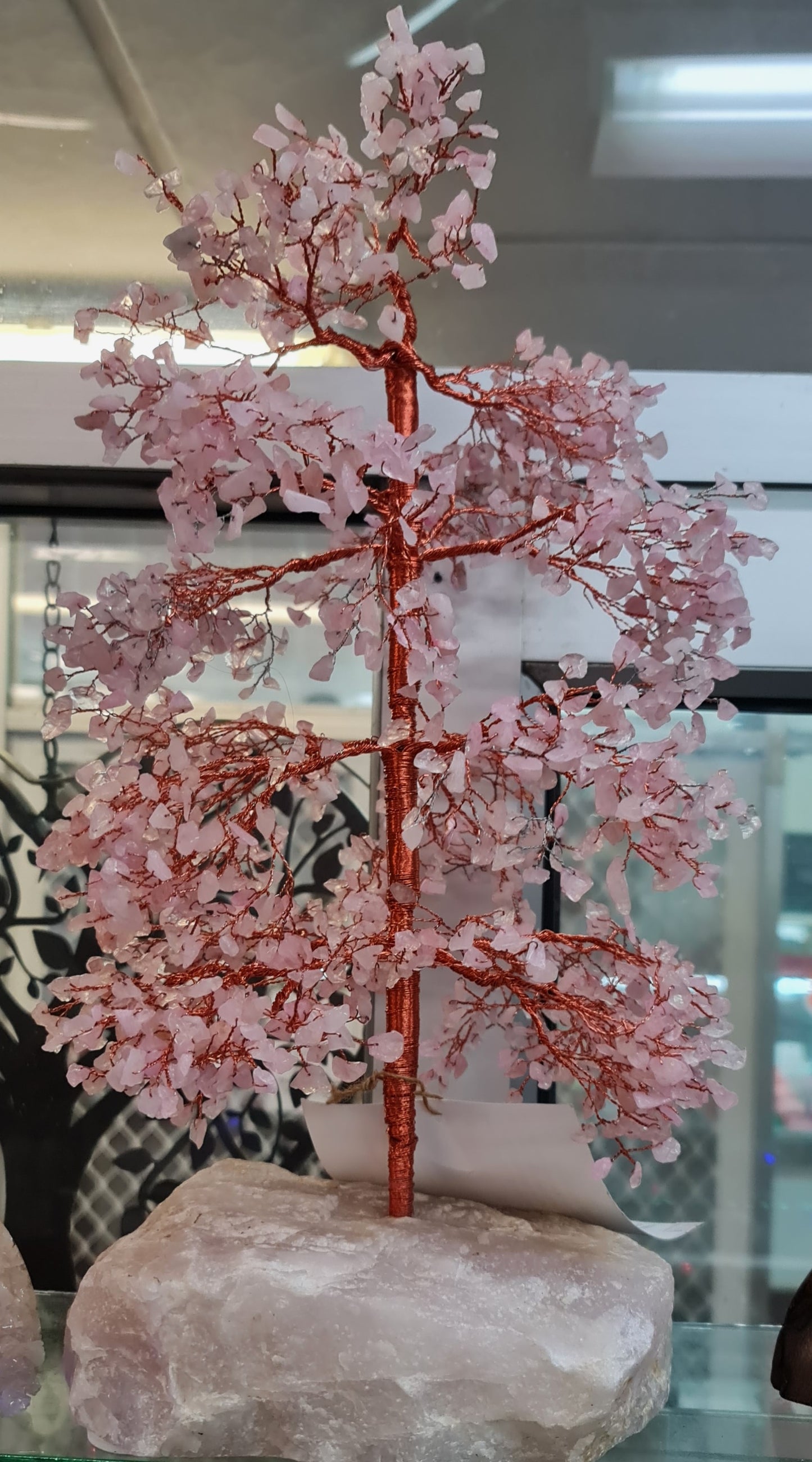 Rose Quartz Crystal Tree Rose Quartz Base