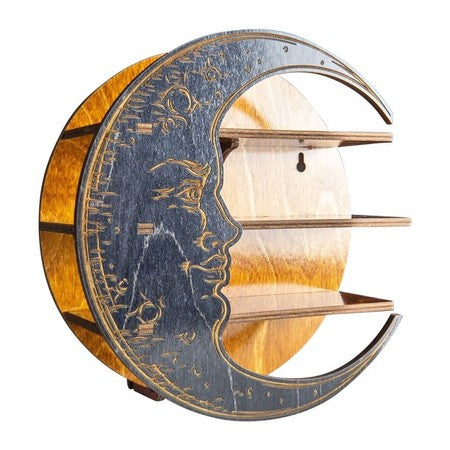 Wall Floating Moon Shelf