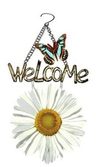 Flower Butterfly & Bee Welcome