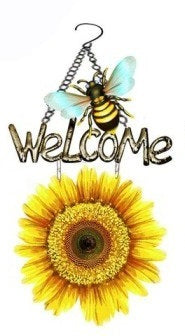 Flower Butterfly & Bee Welcome