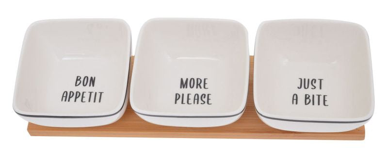 K2T Bon Appetit 3 pce Bowl Set
