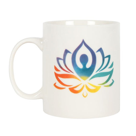 Watercolour Yoga Lotus Ceramic Mug NEW!