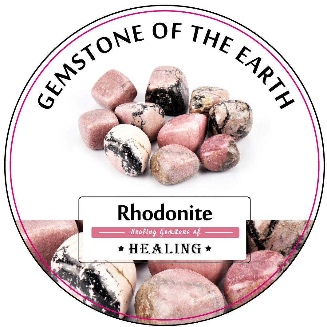 Tumbled Crystal – Rhodonite