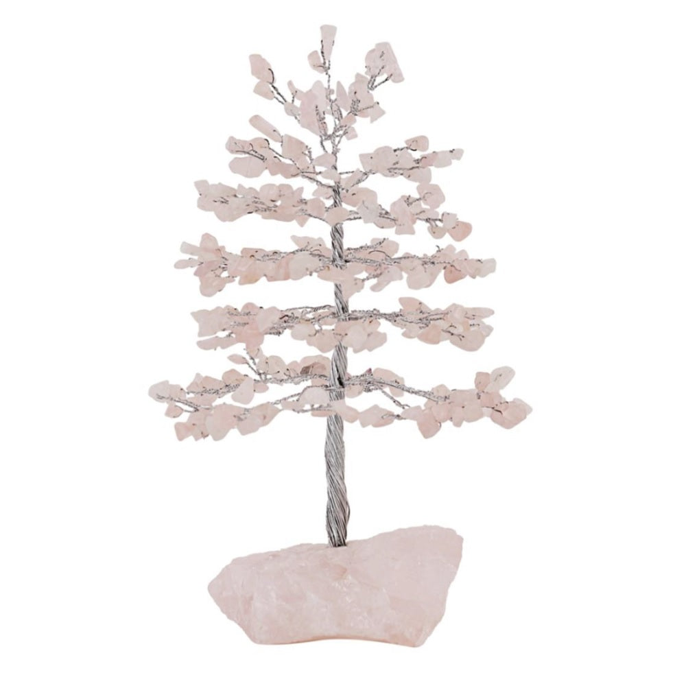 Rose Quartz Crystal Tree Rose Quartz Base 25cm