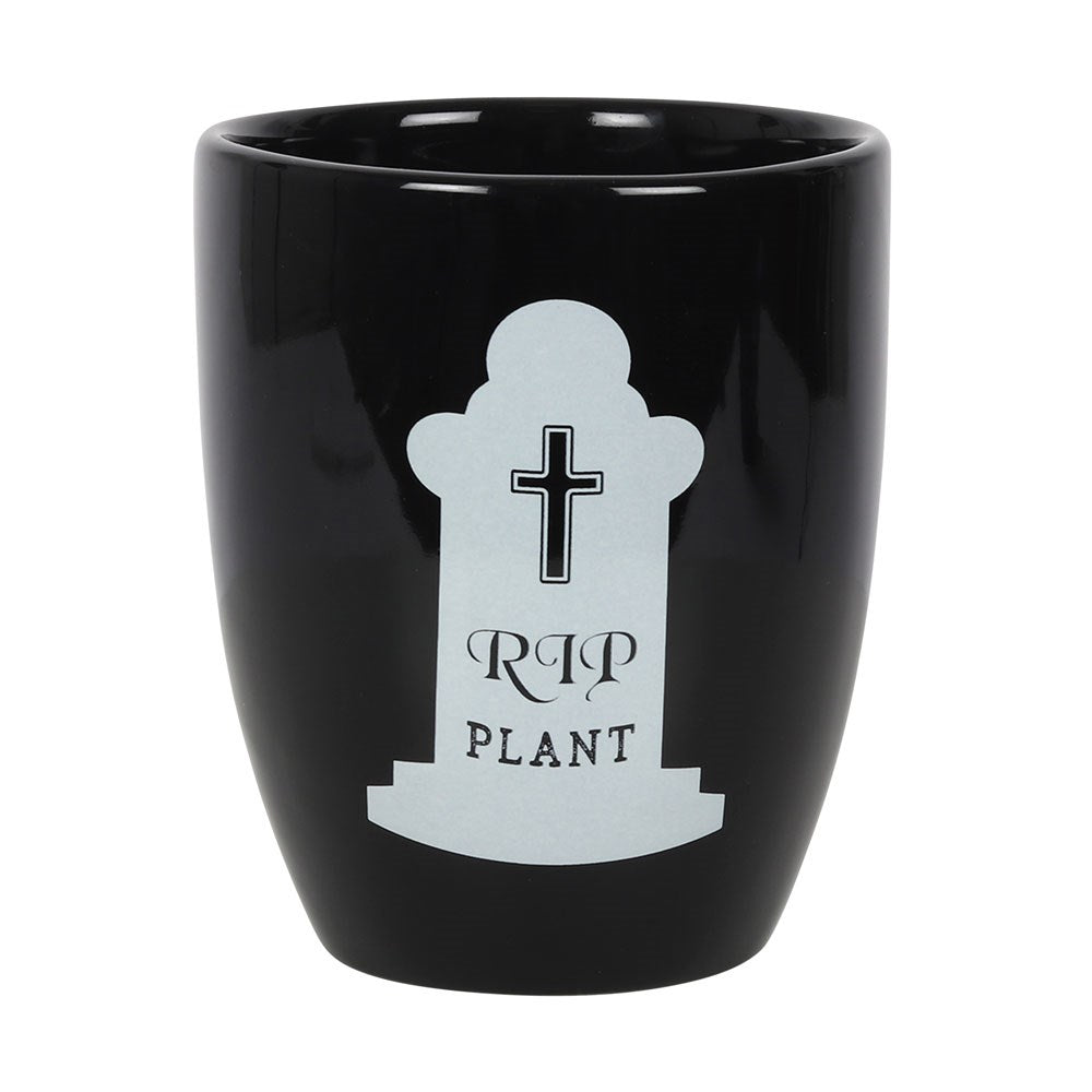 RIP Plant Gothic Ceramic Plant Pot